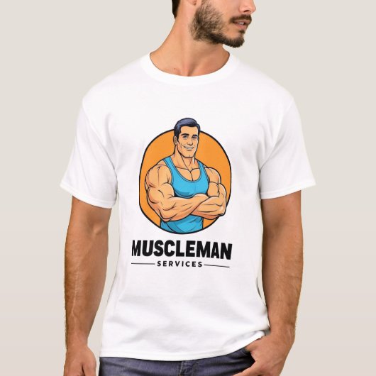 Muscleman Services T-shirt (Voorkant)