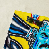 Musclemen van Mars Beach Handdoek (In situ)