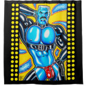 Musclemen van Mars™ Douchegordijn (Voorkant)