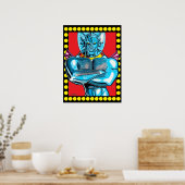 Musclemen van Mars™: Mermaster™ Poster (Keuken)