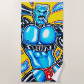 Musclemen van Mars Strandlaken (Voorkant)