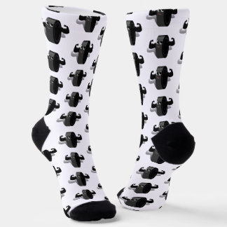 Muscles on Ice Hockey Puck Sokken