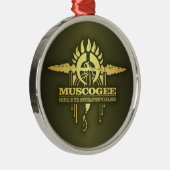 Muscogee 2o metalen ornament (Rechts)