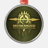 Muscogee 2o metalen ornament (Voorkant)
