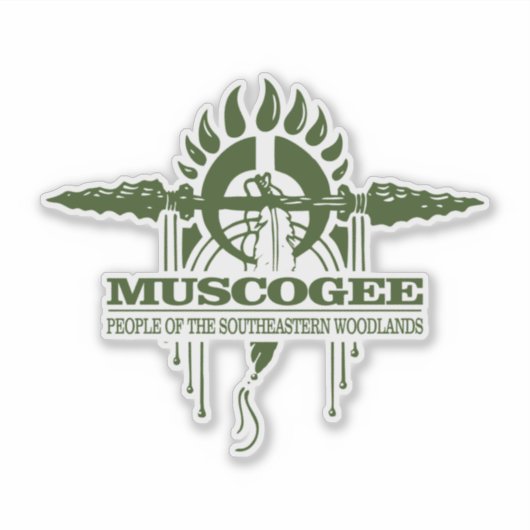 Muscogee 2o sticker (Voorkant)