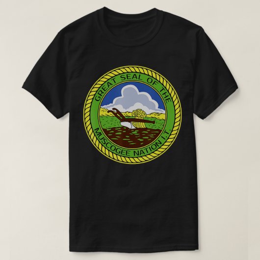 Muscogee Creek Nation Muskogee Mvskoke T-shirt (Design voorkant)