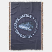 Muscogee Creek Nation (pijlpunt) Deken (Voorkant Verticaal)