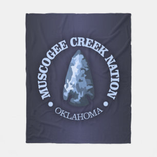 Muscogee Creek Nation (pijlpunt) Fleece Deken