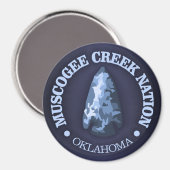 Muscogee Creek Nation (pijlpunt) Magneet (Voorkant / Achterkant)