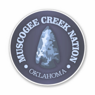 Muscogee Creek Nation (pijlpunt) Sticker