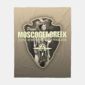 Muscogee Creek (pijlpunt) Fleece Deken (Voorkant)