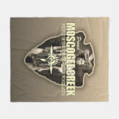 Muscogee Creek (pijlpunt) Fleece Deken (Voorkant (Horizontaal))