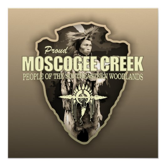 Muscogee Creek (pijlpunt) Perfect Poster (Voorkant)