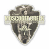 Muscogee Creek (pijlpunt) Sticker (Voorkant)