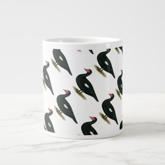 Muscovy Black Drake Grote Koffiekop (Voorkant)