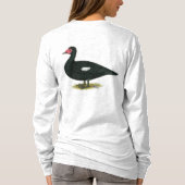Muscovy Black Drake T-shirt (Achterkant)