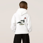 Muscovy Black Pied Drake (Achterkant volledig)