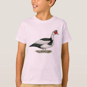 Muscovy Black Pied Drake T-shirt