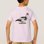 Muscovy Black Pied Drake T-shirt (Achterkant)