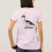 Muscovy Black Pied Duck T-shirt (Achterkant)