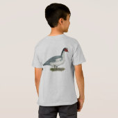 Muscovy Blue Pied Drake T-shirt (Achterkant volledig)