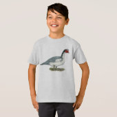 Muscovy Blue Pied Drake T-shirt (Voorkant volledig)