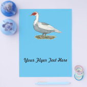 Muscovy Blue Pied Duck Flyer (Enkel)