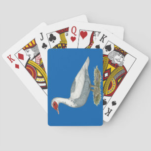 Muscovy Blue Pied Duck Pokerkaarten