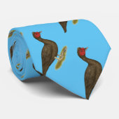 Muscovy Drake Chocolade Stropdas (Opgerold)