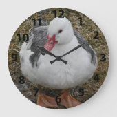 Muscovy Duck Clock Grote Klok (Voorkant)