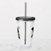 Muscovy Duck en Schattig Ducking Acryl Drinkbeker (Rechts)