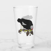 Muscovy Duck en Schattig Ducking Glas (Achterkant)