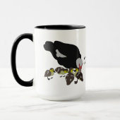 Muscovy Duck en Schattig Ducking Mok (Links)