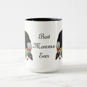 Muscovy Duck en Schattig Ducking Mok (Midden)