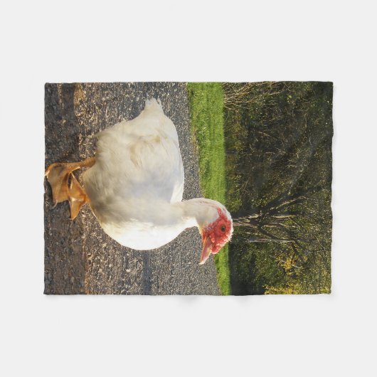 Muscovy Duck Fleece Blanket Deken (Voorkant (Horizontaal))