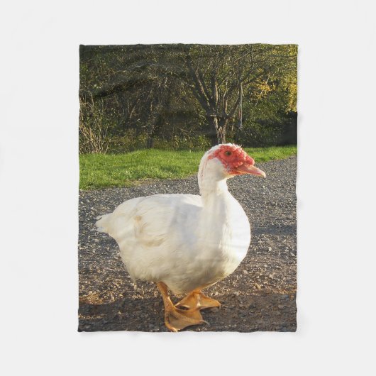 Muscovy Duck Fleece Blanket Deken (Voorkant)