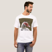Muscovy Duck "Quack" T-Shirt (Voorkant volledig)