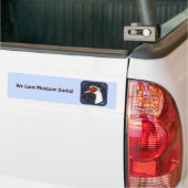 Muscovy Duck White Bumpersticker (Op Truck)