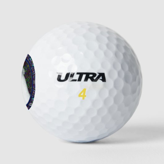 Muscovy Duck White Golfballen (Logo)
