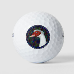 Muscovy Duck White Golfballen