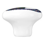 Muscovy Duck White Keramische Knop (Zijkant)