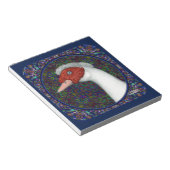 Muscovy Duck White Notitieblok (Schuin)