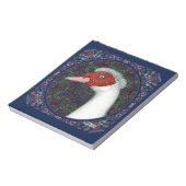 Muscovy Duck White Notitieblok (Linkerzijde)