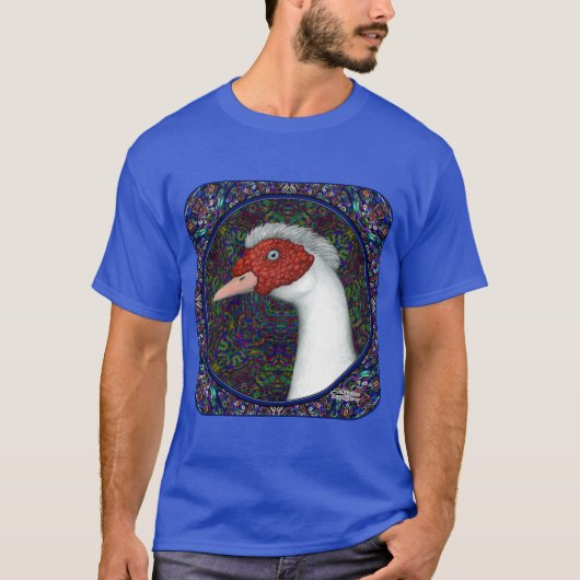 Muscovy Duck White T-shirt (Voorkant)