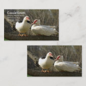 Muscovy Heaven Farms Visitekaartje (Voorkant / Achterkant)