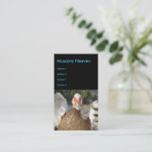 Muscovy Heaven Visitekaartje (Staand voorkant)