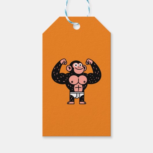 Musculair Cadeaulabel (Voorkant)