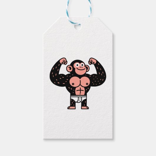 Musculair Cadeaulabel (Voorkant)