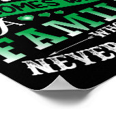 Musculair dystrofie Bewustmakingsfamilie ondersteu Poster (Hoek)