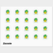 Musculair dystrofie Bewustmakingsgeschenken voor l Ronde Sticker (Vel)